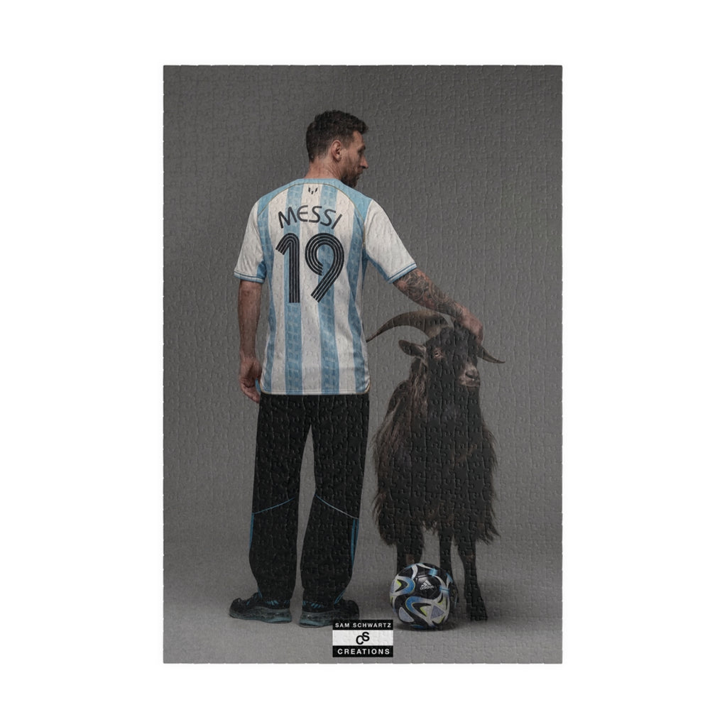 Soccer Goat Puzzle — 110/252/520/1014-Piece Jigsaw