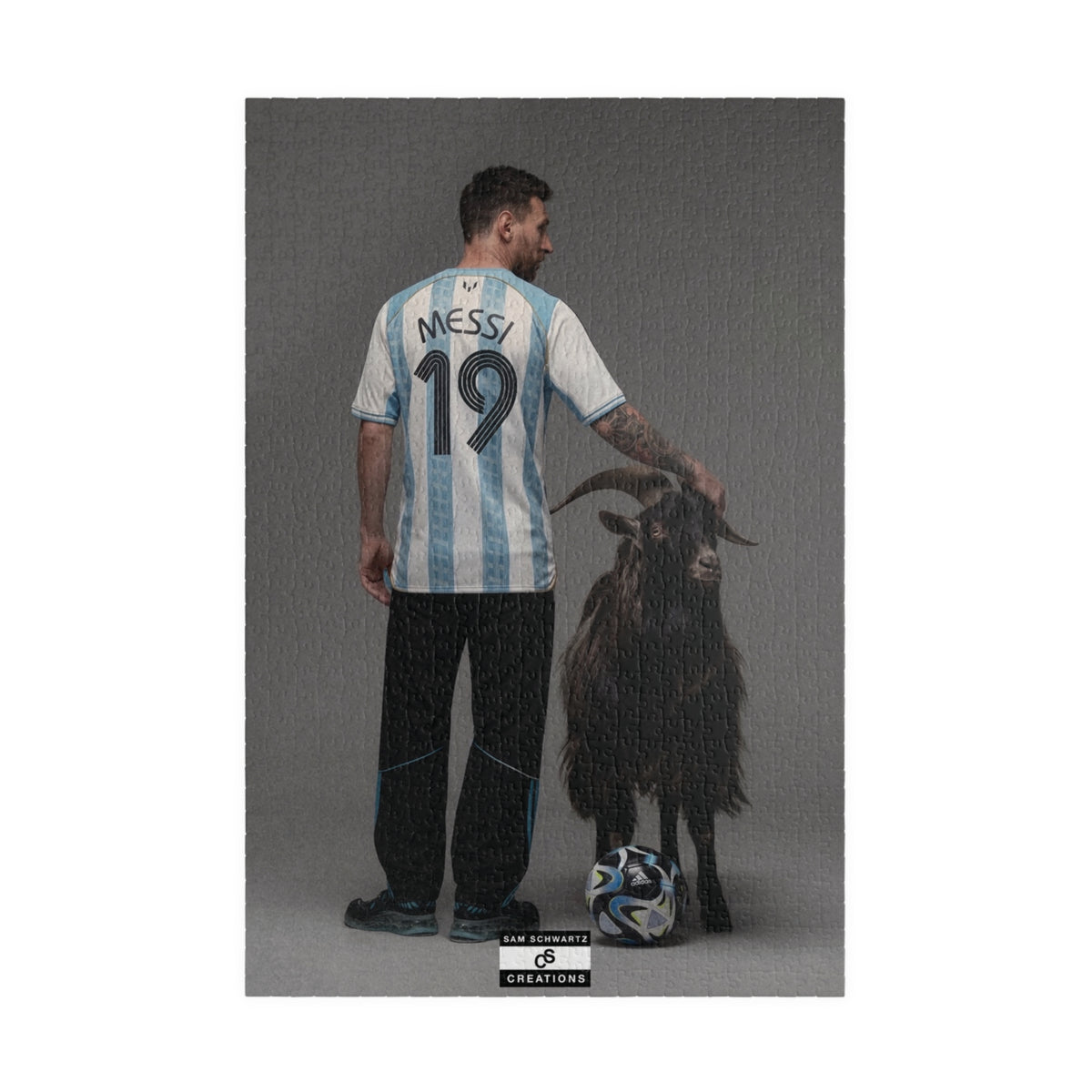 Soccer Goat Puzzle — 110/252/520/1014-Piece Jigsaw