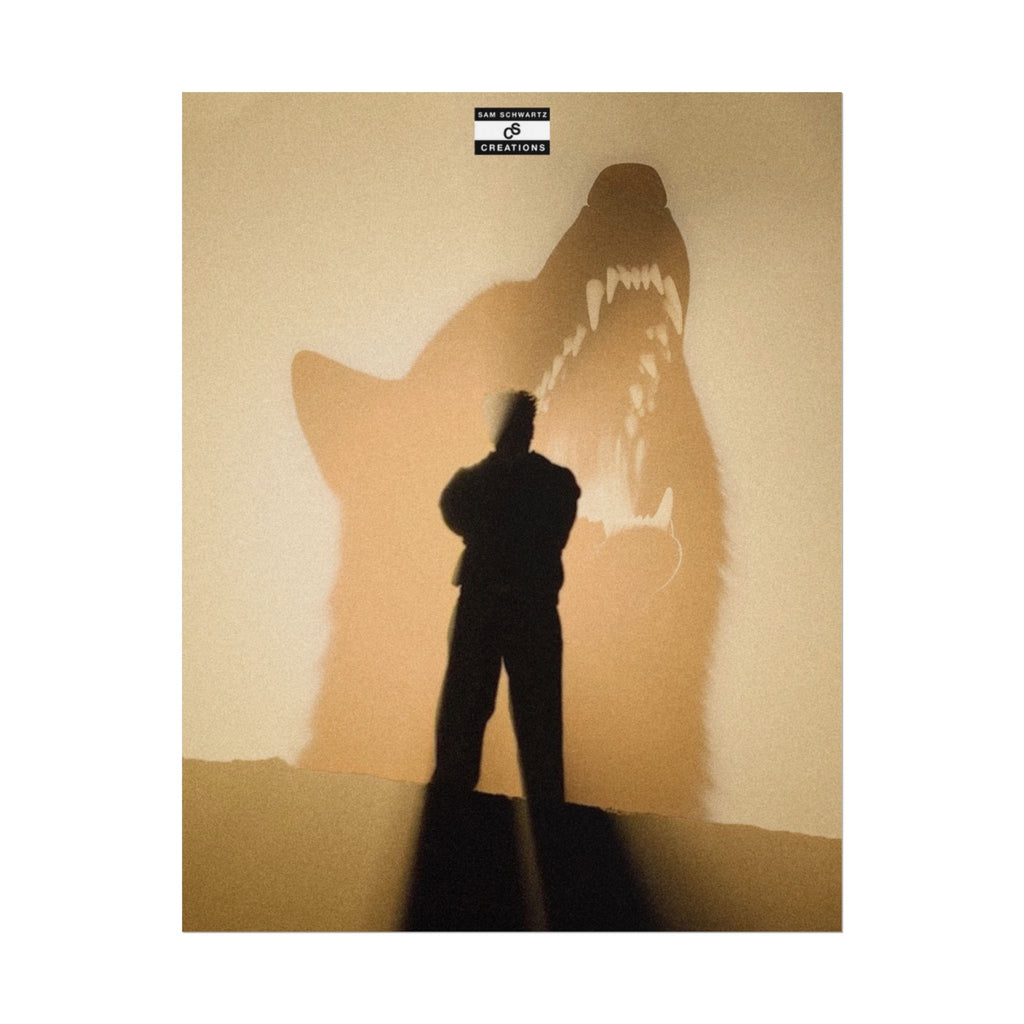 Shadow Beast Poster | Baby Keem Conceptual Music Wall Art