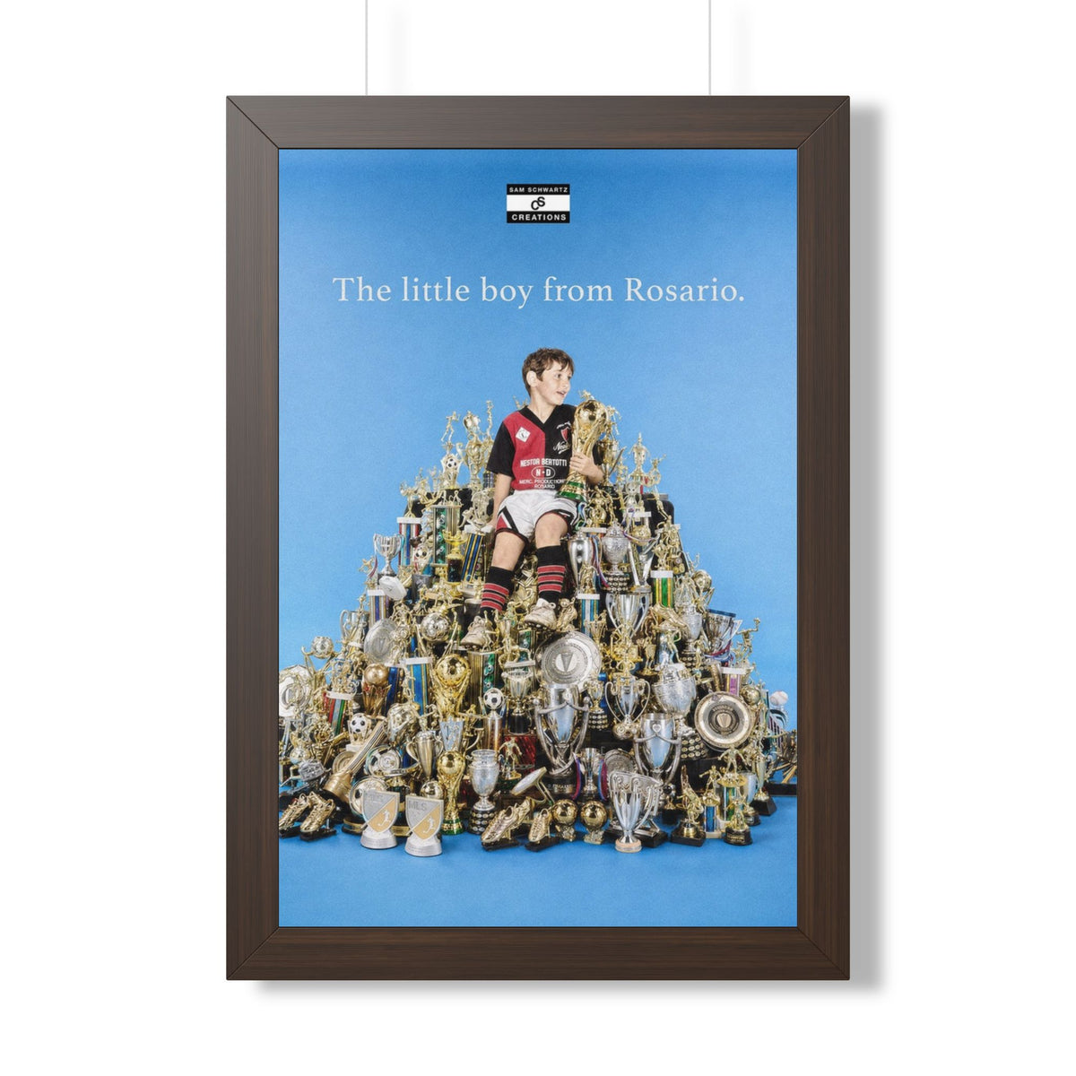 The Little Boy From Rosario Framed Poster — Framed GOAT Wall Art