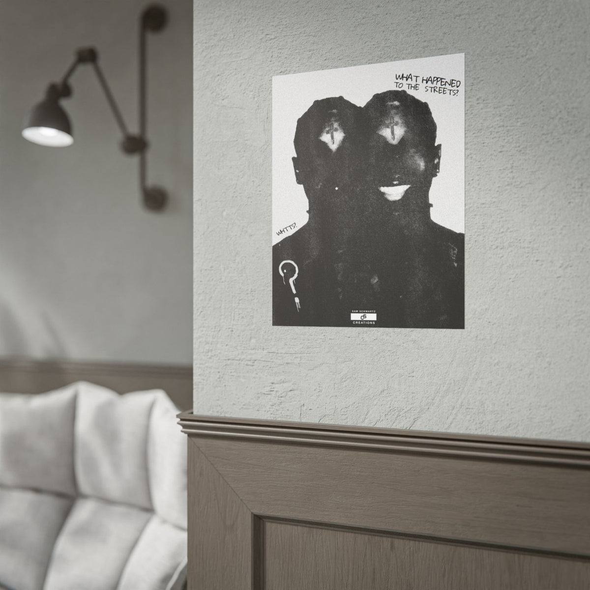 What Happened to the Streets Poster | Hip-Hop Wall Art