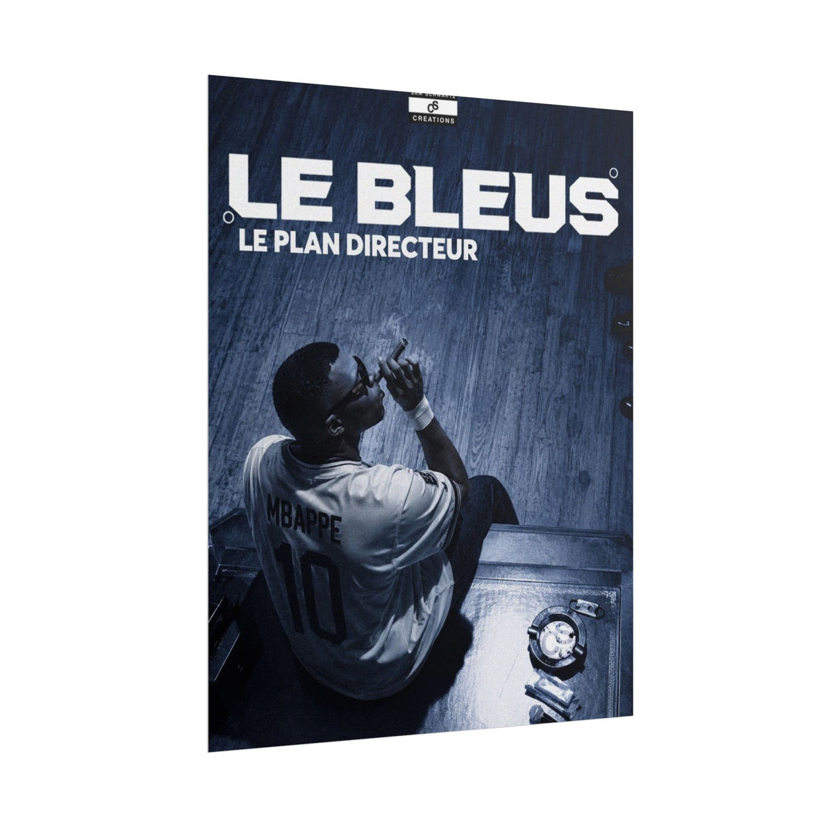 Le Plan Directeur Poster | Kylian Mbappé France Football Wall Art
