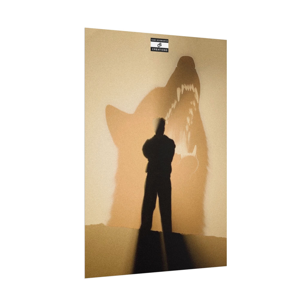 Shadow Beast Poster | Baby Keem Conceptual Music Wall Art
