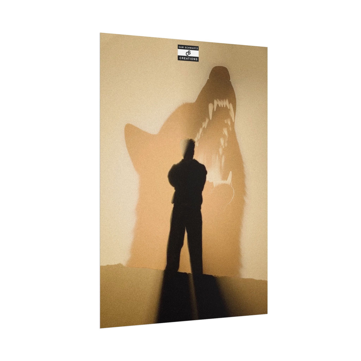 Shadow Beast Poster | Baby Keem Conceptual Music Wall Art