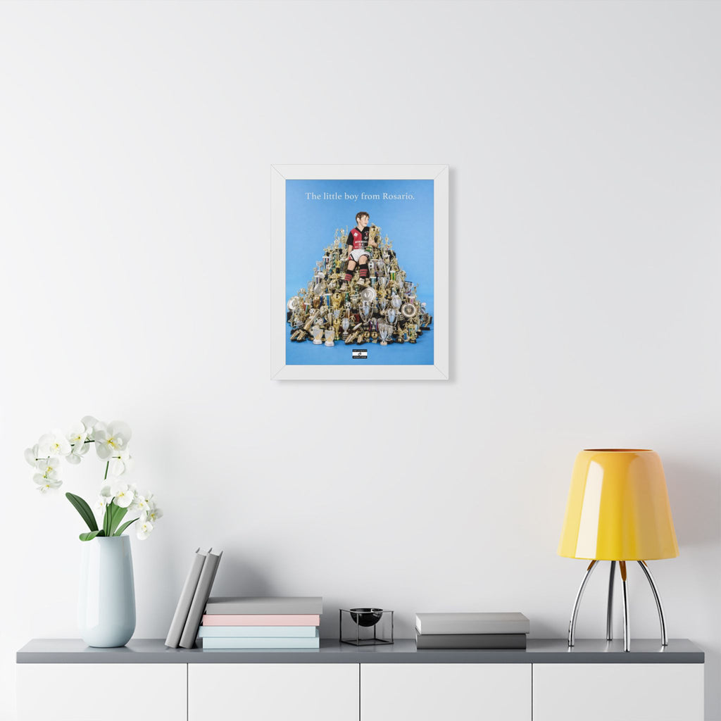 The Little Boy From Rosario Framed Poster — Framed GOAT Wall Art