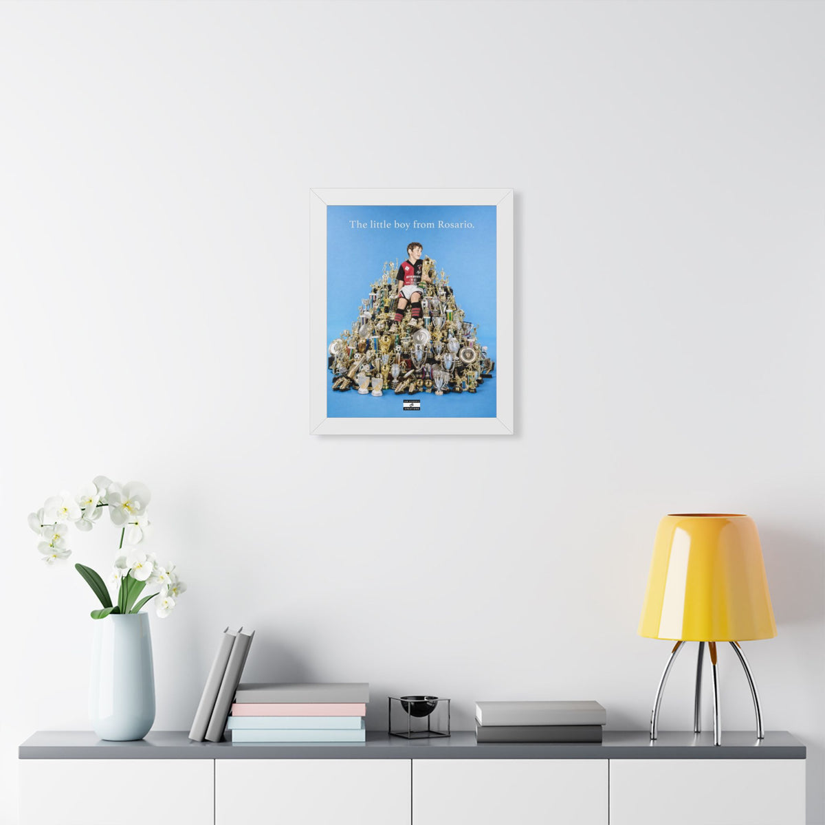 The Little Boy From Rosario Framed Poster — Framed GOAT Wall Art