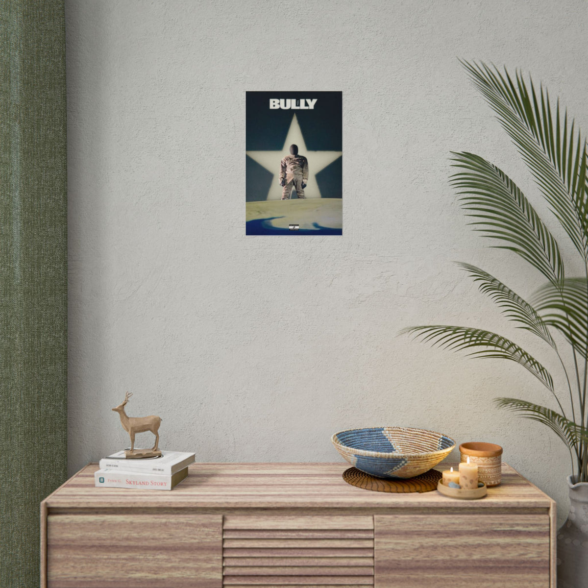 Bully Star Poster | Experimental Kanye West Music Wall Art