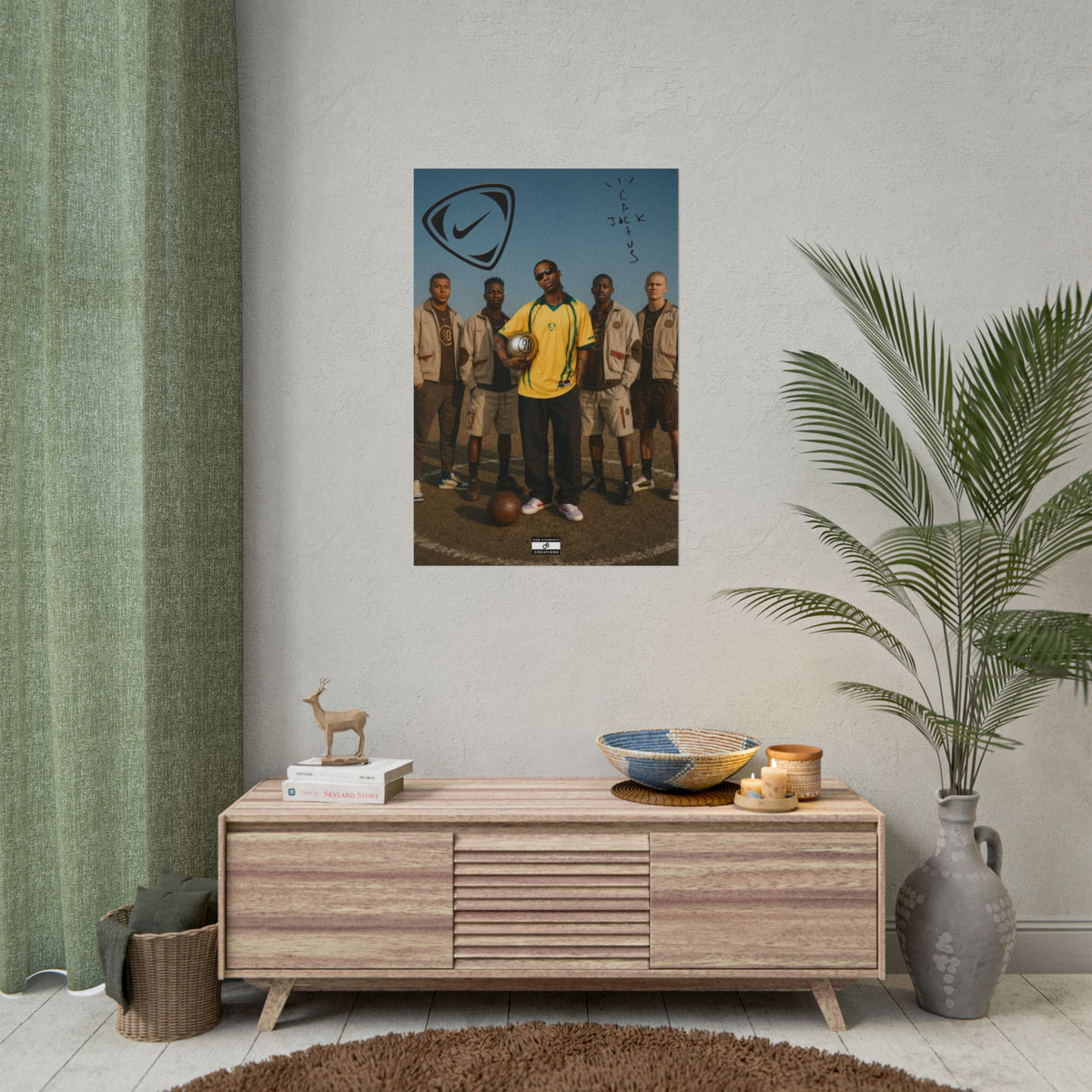 Cactus Jack Football Collective Poster | Travis Scott & Football Stars Wall Art