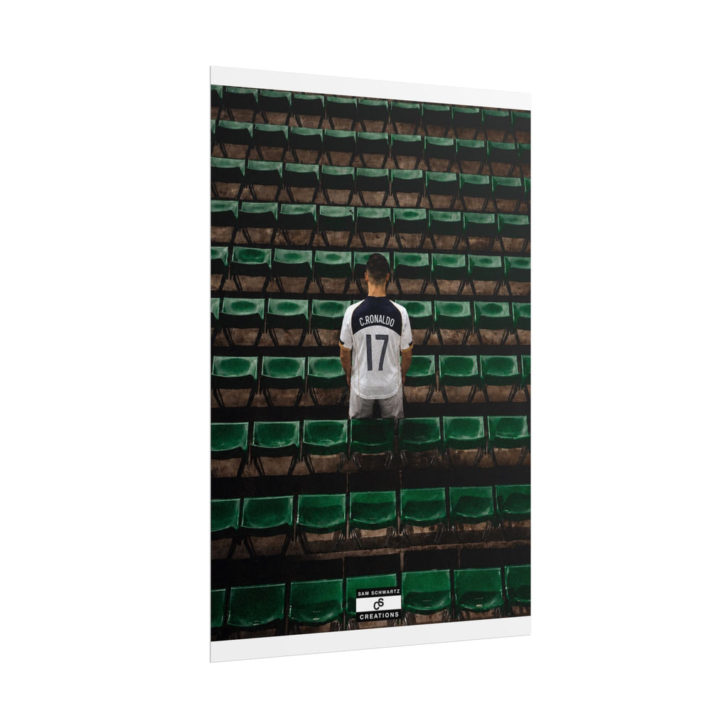 Before the Noise Poster | Young Cristiano Ronaldo Football Wall Art
