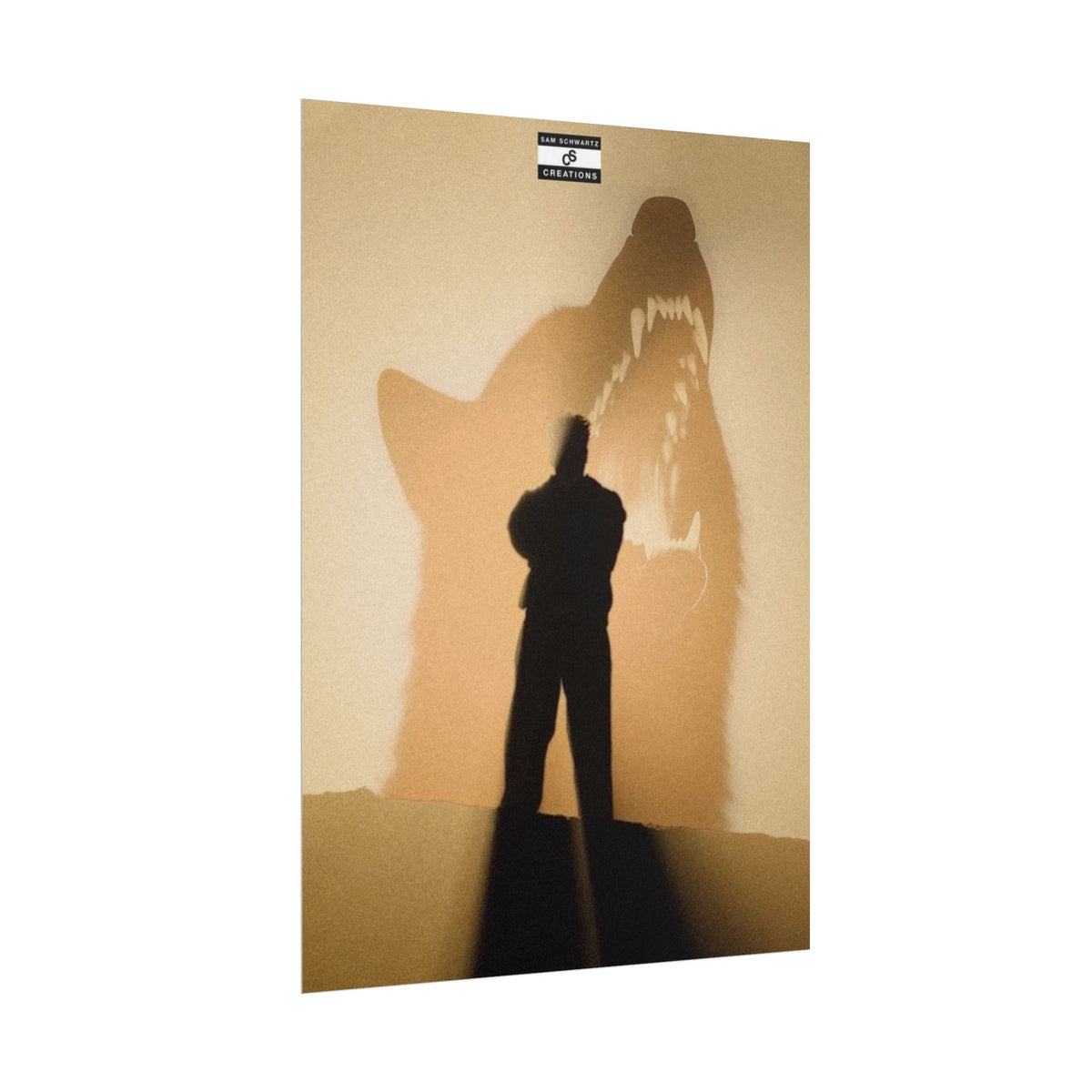 Shadow Beast Poster | Baby Keem Conceptual Music Wall Art