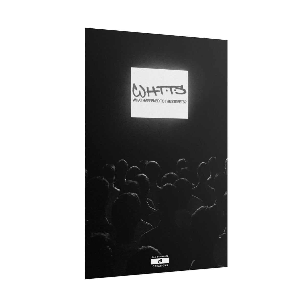 Street Crowd Poster | Underground Hip-Hop Wall Art