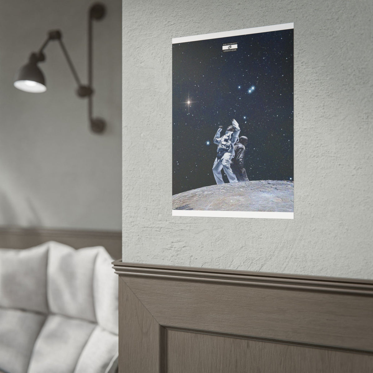 Among the Stars Poster | Kanye West & Don Toliver Music Wall Art