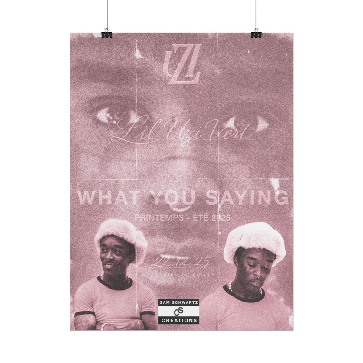 What You Saying Poster | Lil Uzi Vert Hip-Hop Wall Art