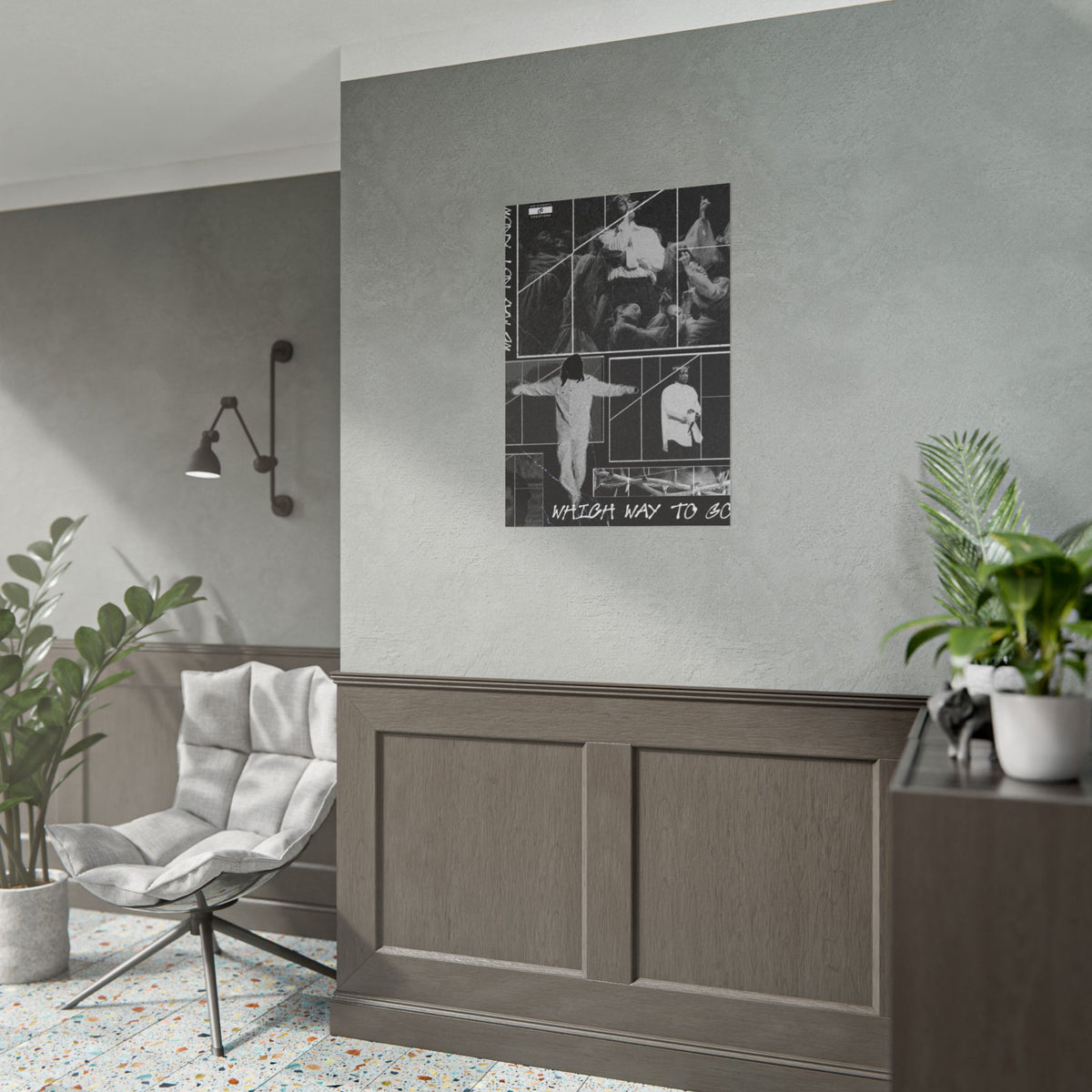 Which Way to Go Poster | Kendrick Lamar Live Music Collage Wall Art
