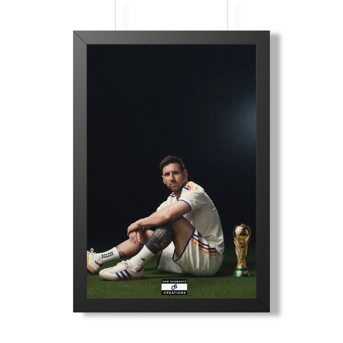 Messi x World Cup Framed Poster — Framed GOAT Wall Art