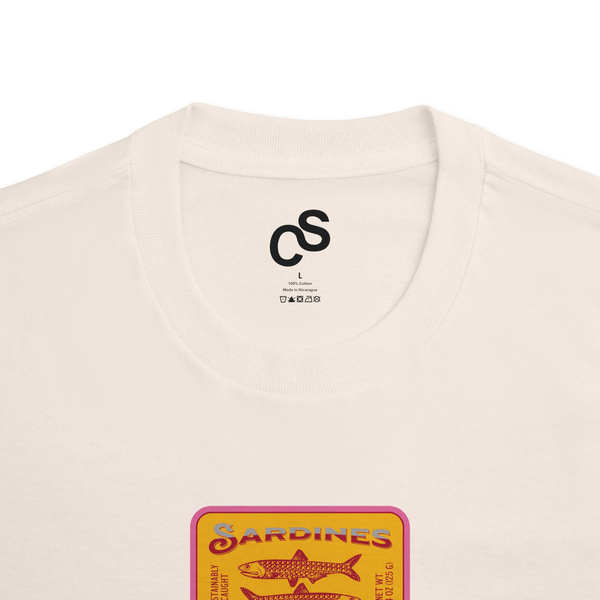 Sam Schwartz Creations Sardines Graphic Tee