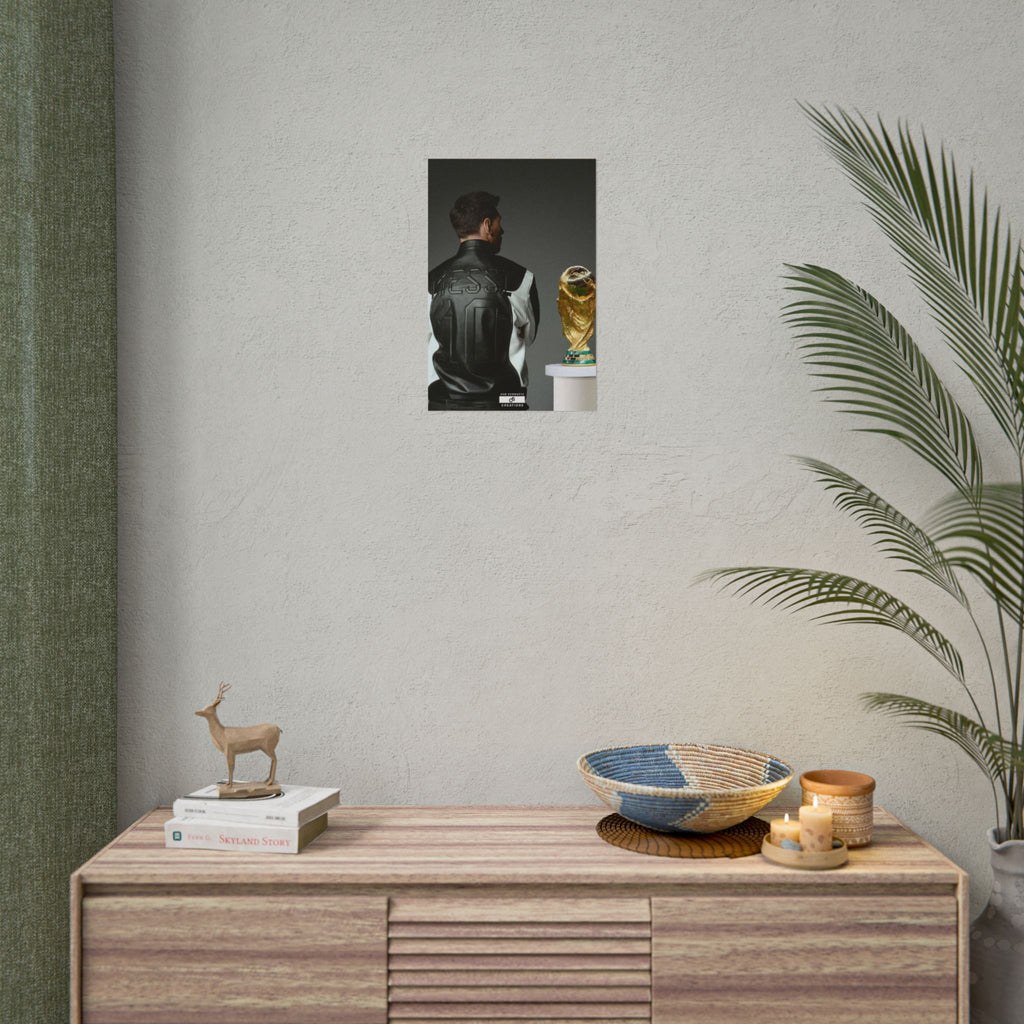 Legacy in Sight Poster | Lionel Messi World Cup Wall Art