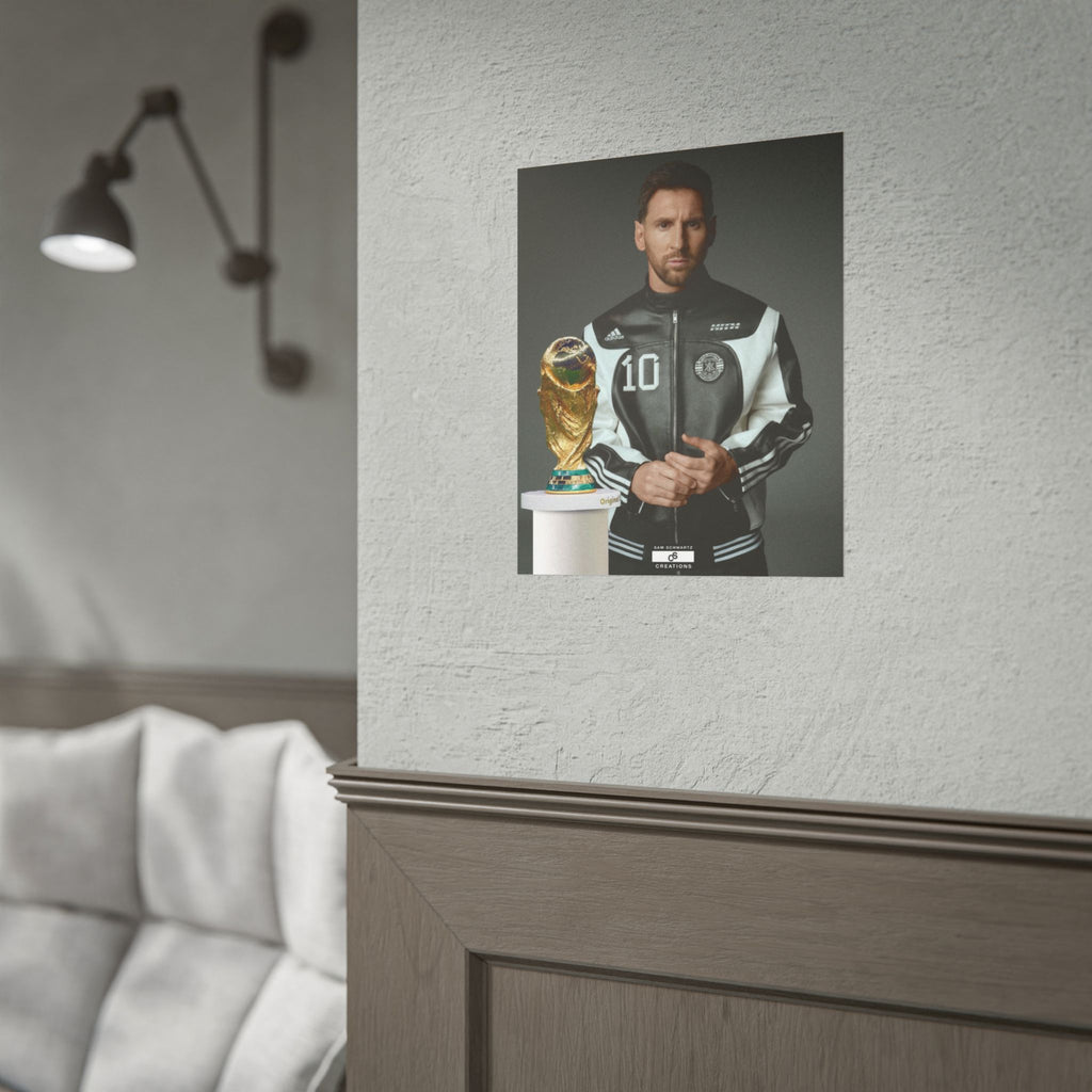 Number 10 Forever Poster | Lionel Messi World Cup Wall Art