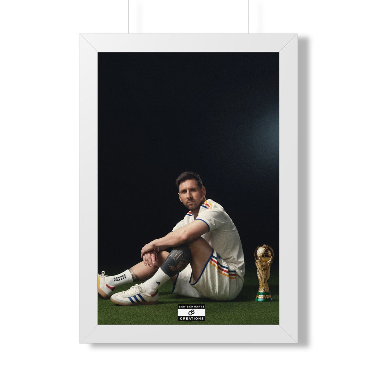 Messi x World Cup Framed Poster — Framed GOAT Wall Art