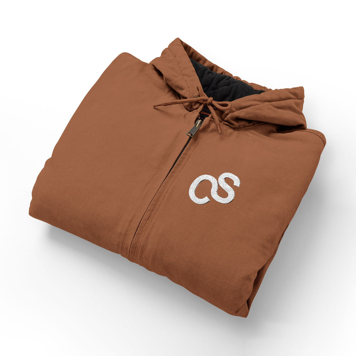 Embroidered Sam Schwartz Creations Logo Hooded Work Jacket