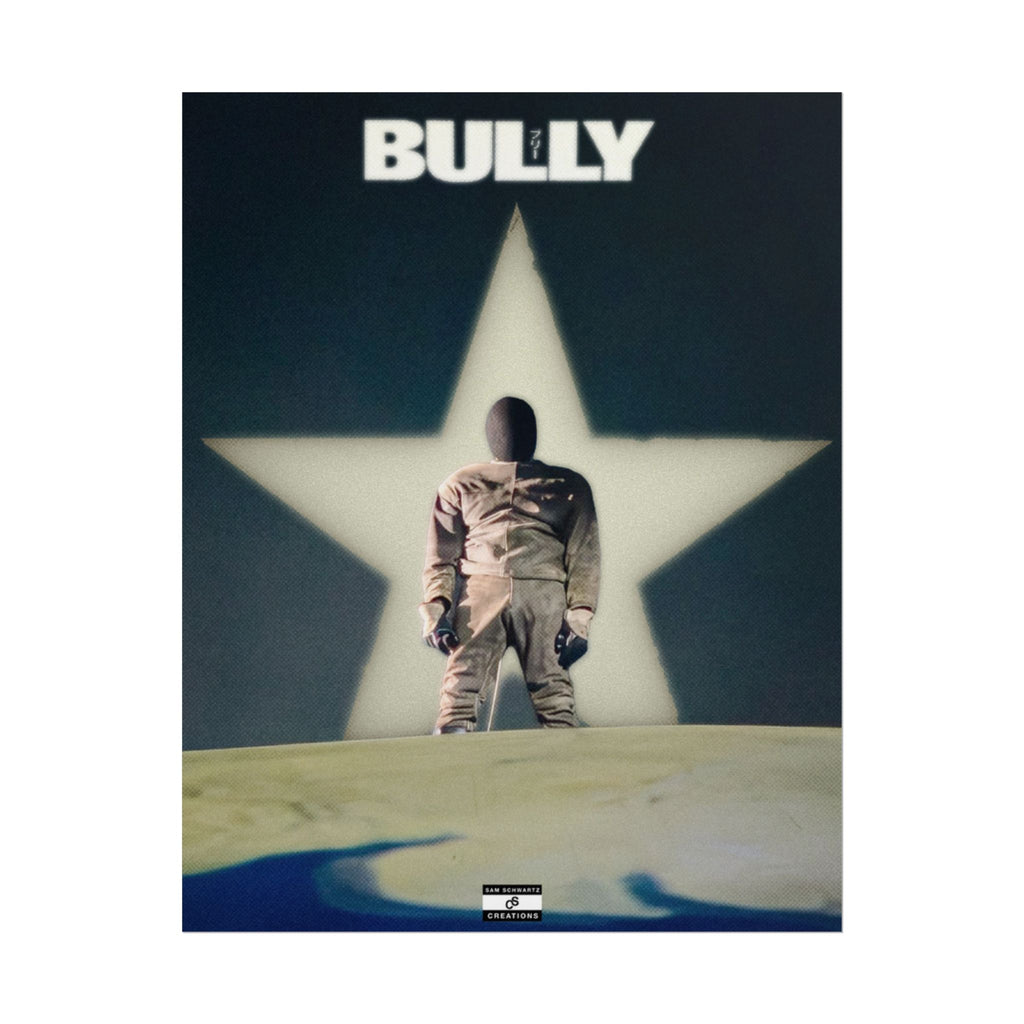 Bully Star Poster | Experimental Kanye West Music Wall Art