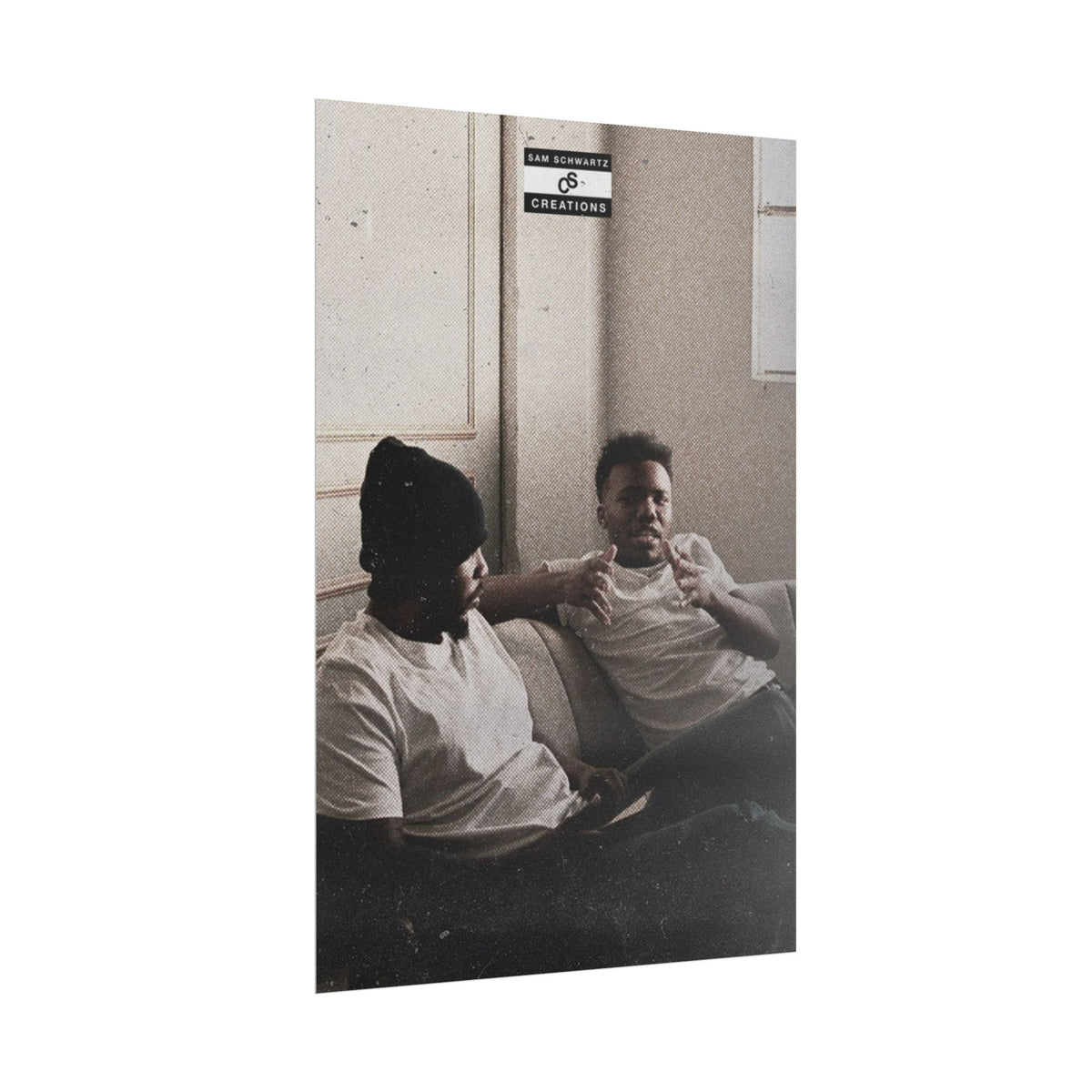 Baby Keem & Kendrick Lamar Poster | Music Culture Candid Wall Art