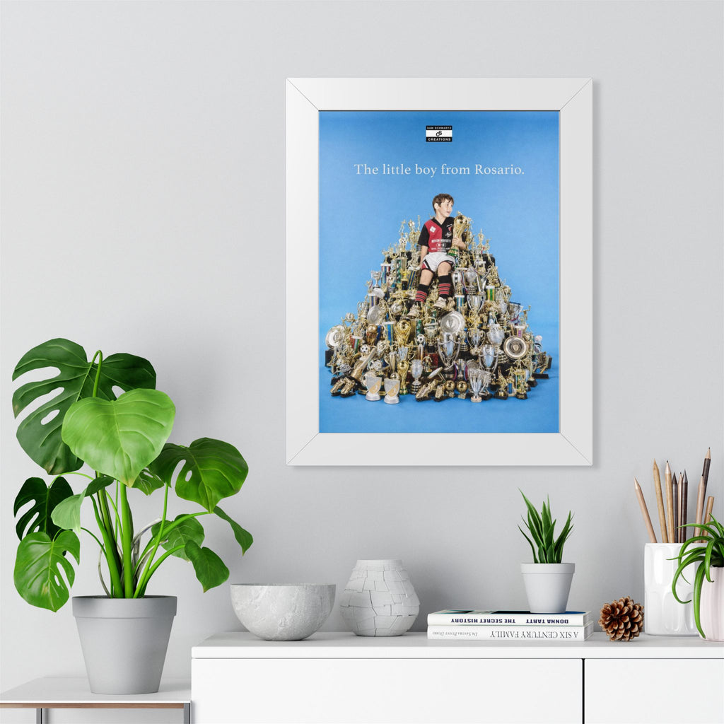 The Little Boy From Rosario Framed Poster — Framed GOAT Wall Art