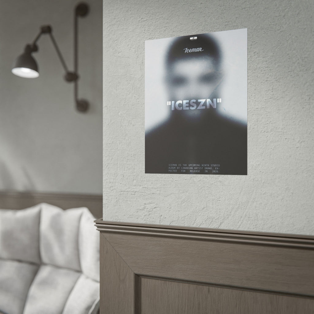 Iceman Poster | Drake Album Concept Wall Art