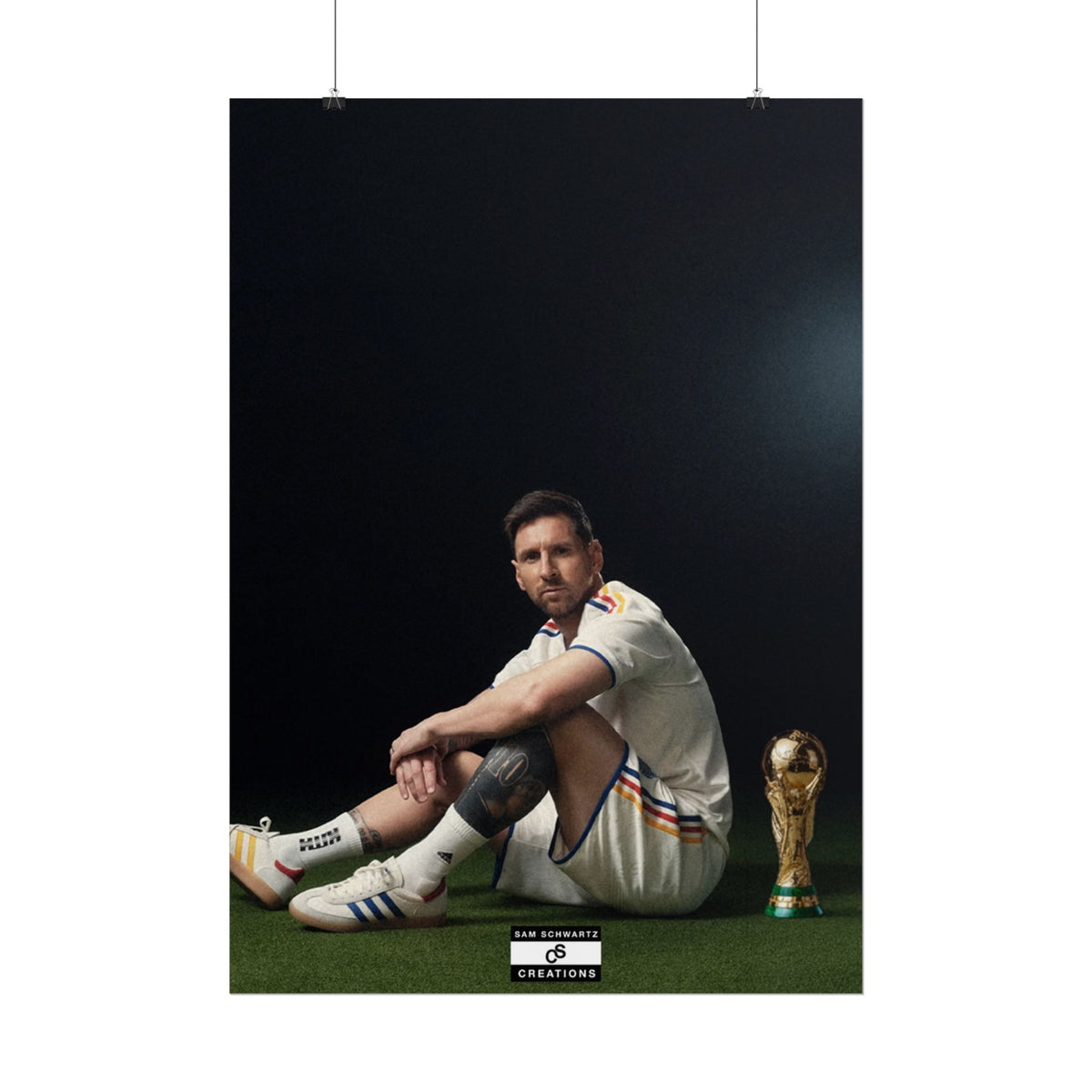 At the Summit Poster | Lionel Messi World Cup Wall Art