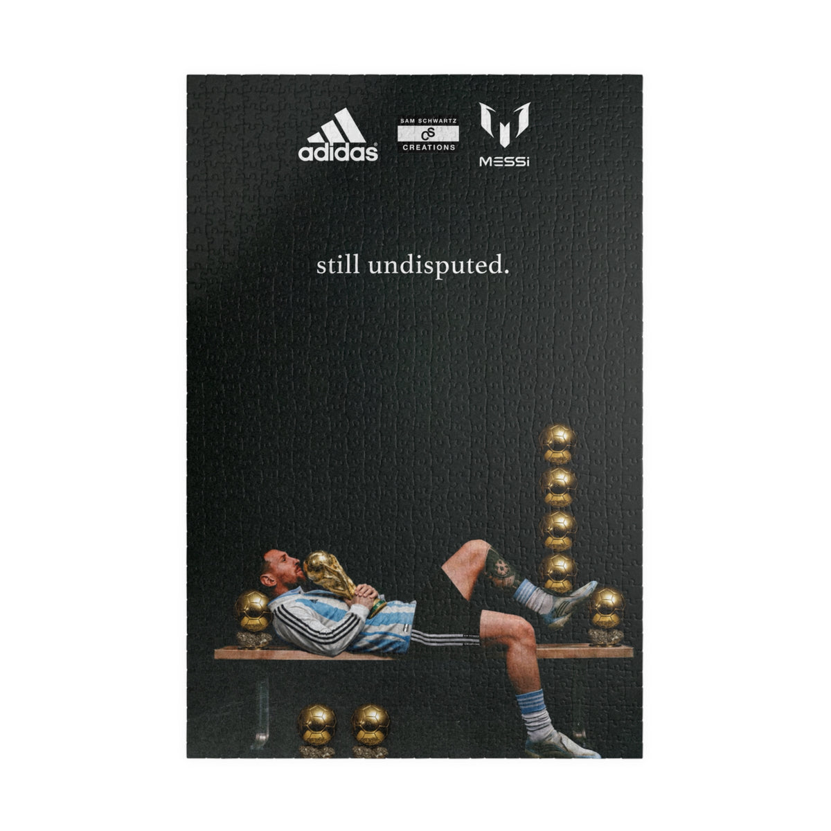 Messi 'Still Undisputed' Soccer Puzzle — 110/252/520/1014-Piece Collectible