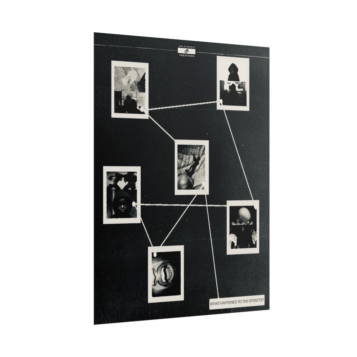 Street Evidence Poster | Conceptual Hip-Hop Wall Art