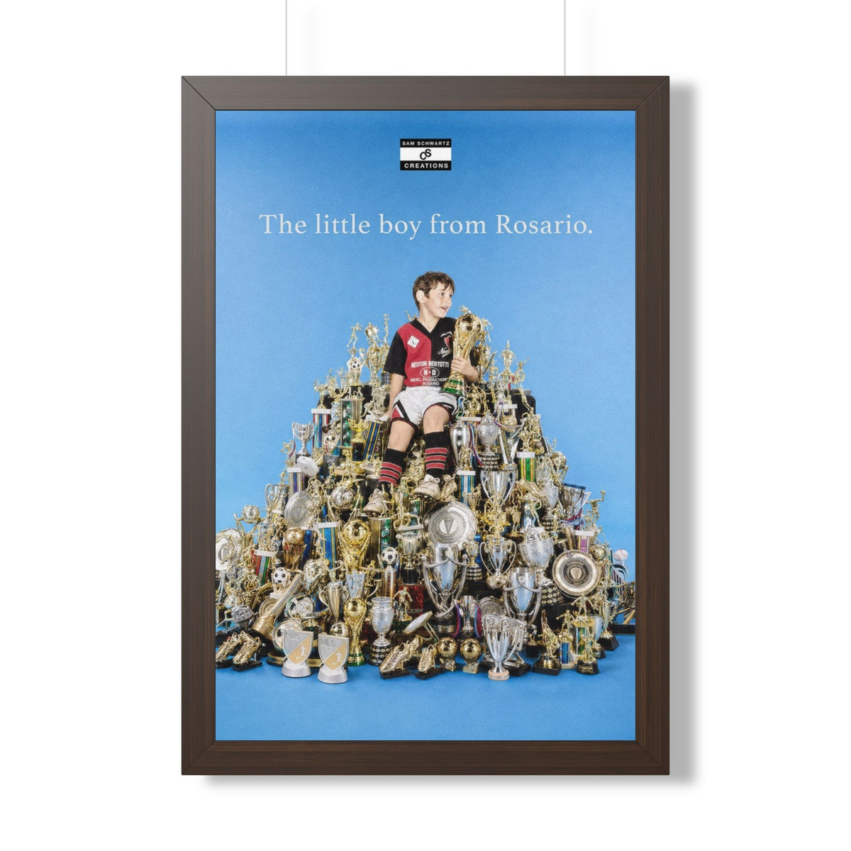 The Little Boy From Rosario Framed Poster — Framed GOAT Wall Art