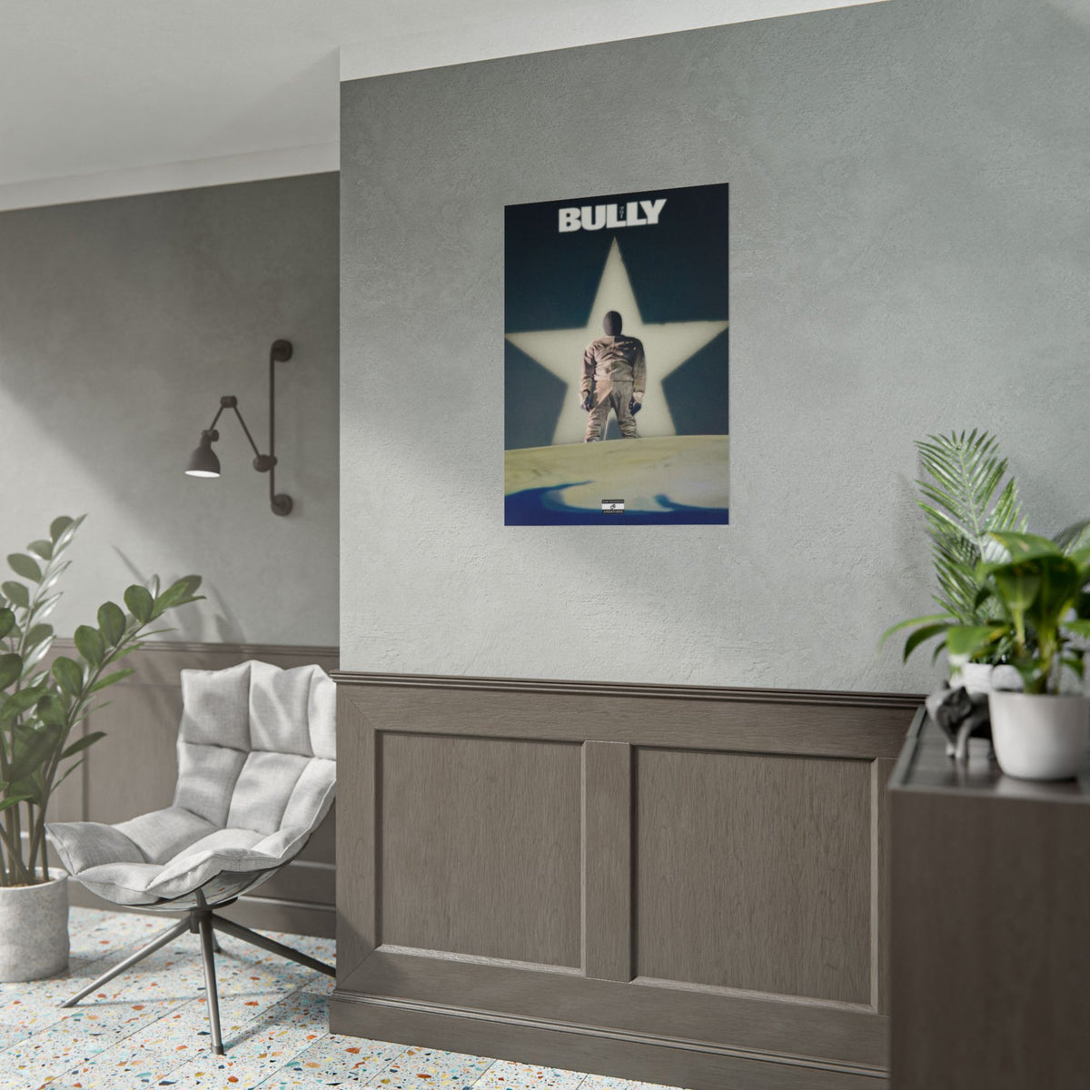 Bully Star Poster | Experimental Kanye West Music Wall Art