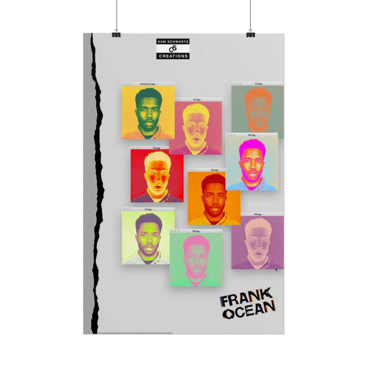 Color Study Poster | Frank Ocean Pop Art Wall Art