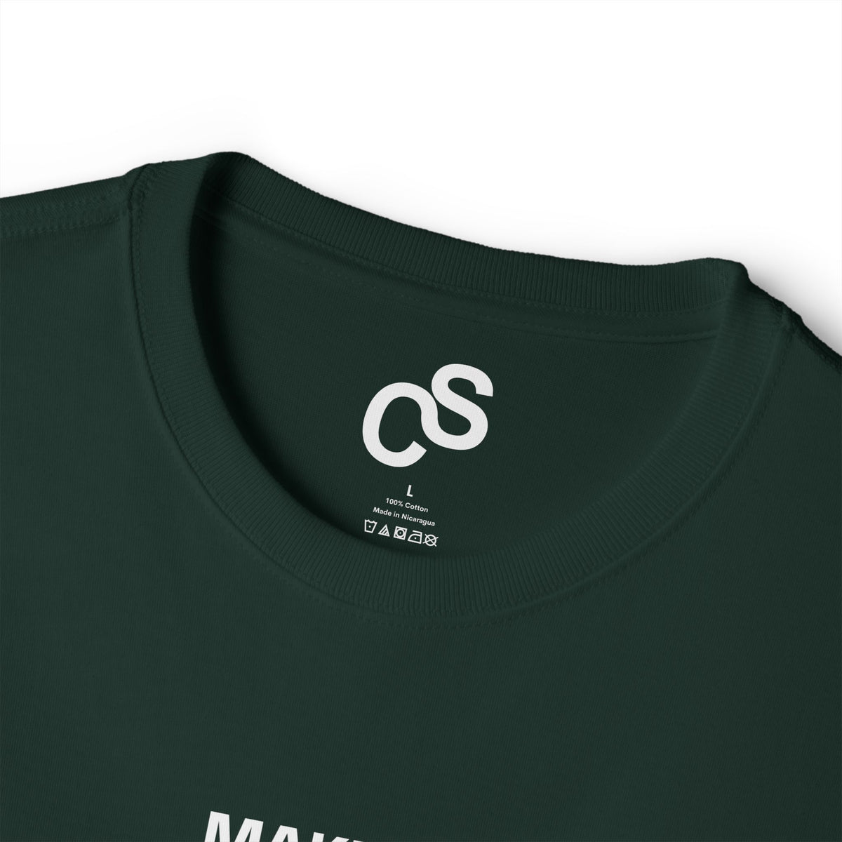 Sam Schwartz Creations "Make Ideas Not Excuses" Graphic T‑Shirt