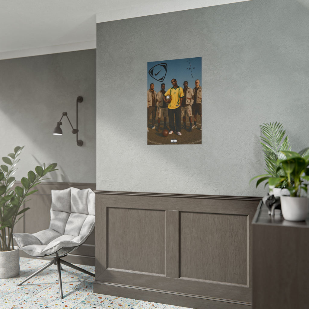 Cactus 90 Poster | Travis Scott and Football Icons Wall Art
