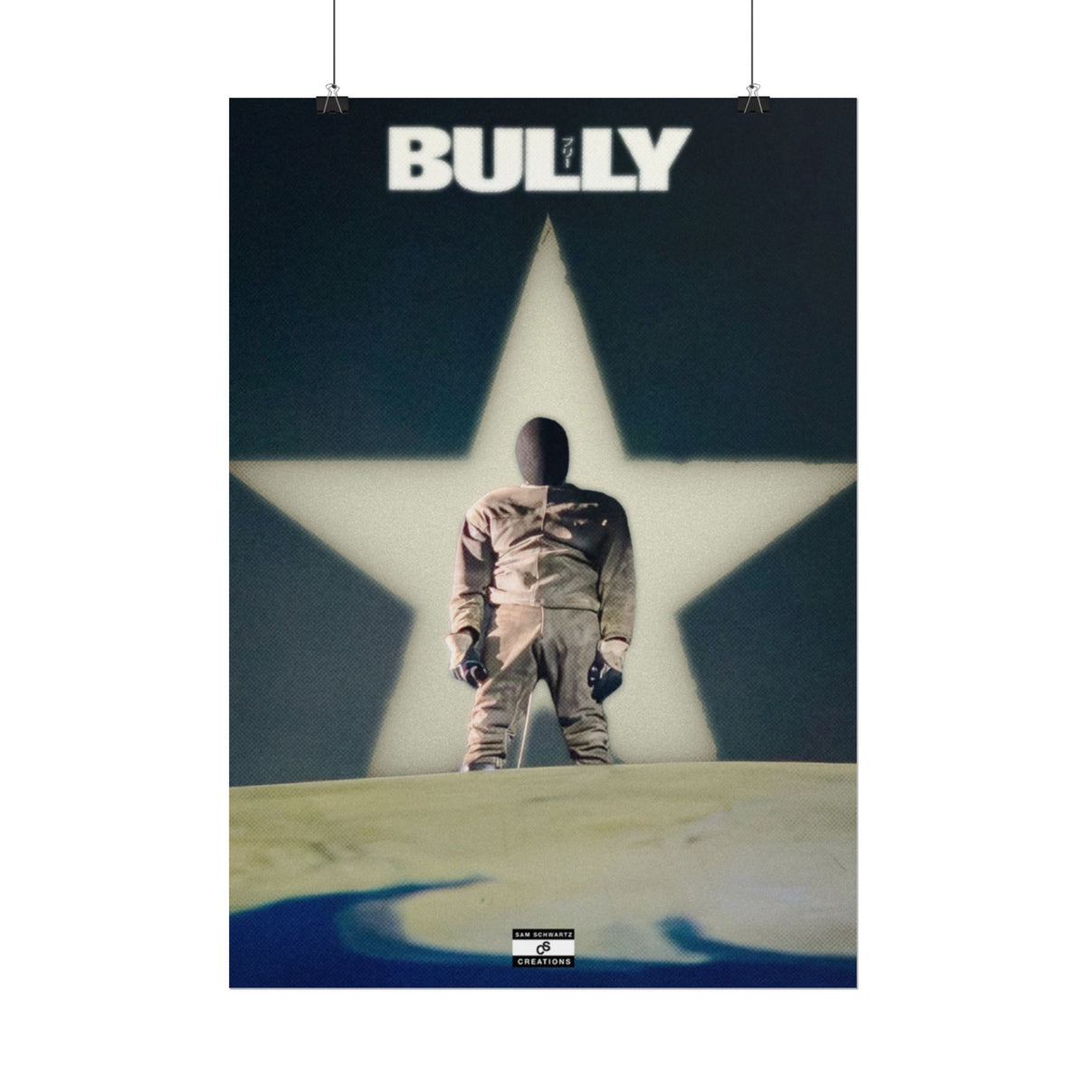Bully Star Poster | Experimental Kanye West Music Wall Art
