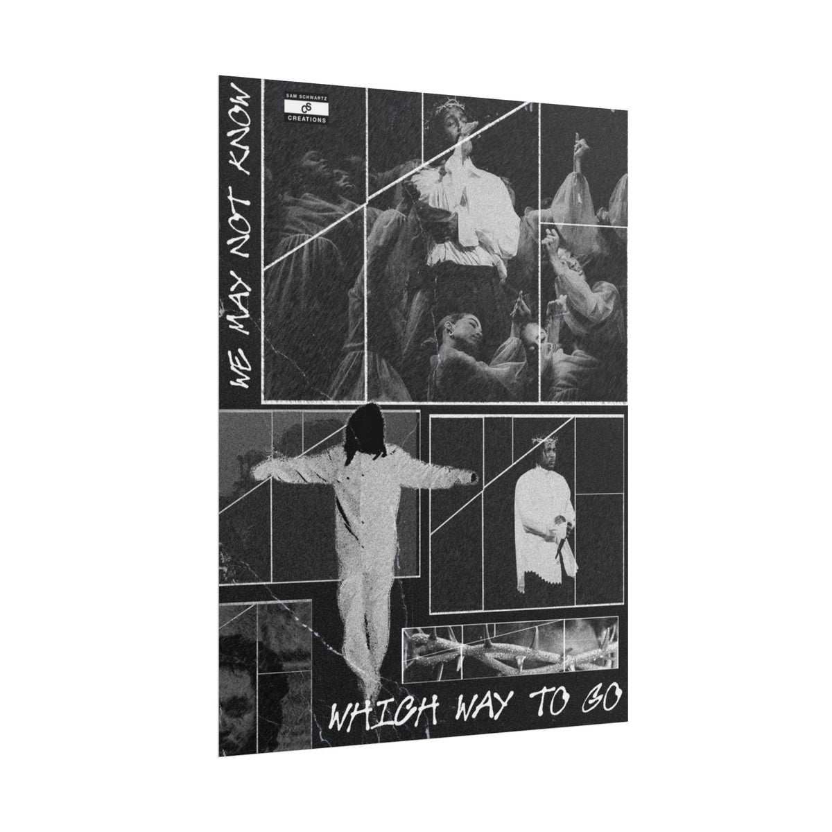 Which Way to Go Poster | Kendrick Lamar Live Music Collage Wall Art