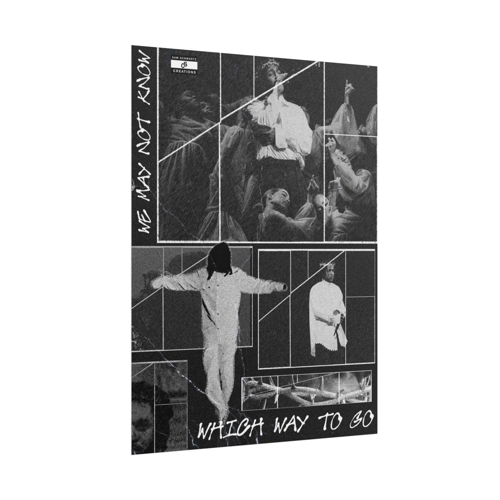 Which Way to Go Poster | Kendrick Lamar Live Music Collage Wall Art