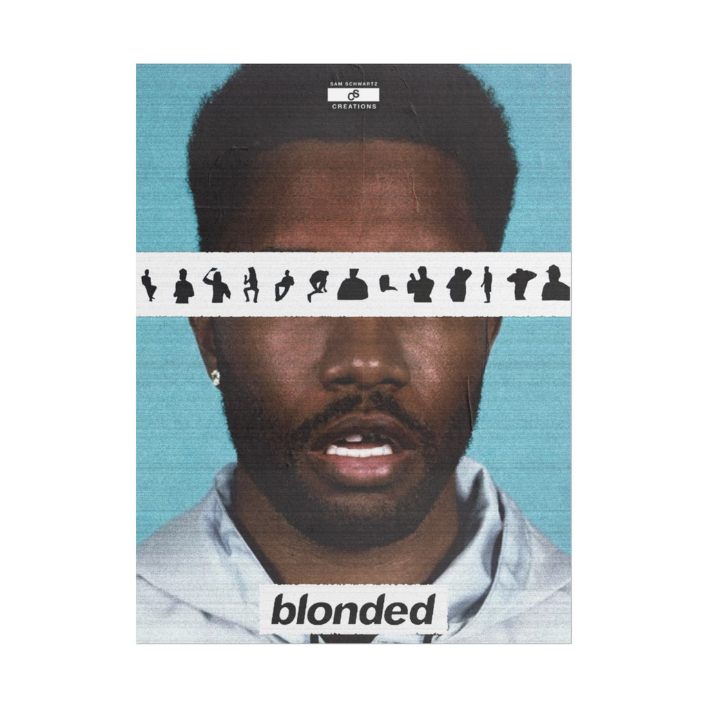 Blonded Poster | Frank Ocean Music Wall Art