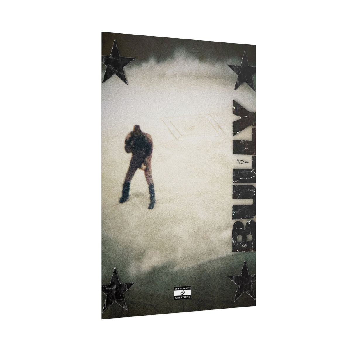 Bully in the Mist Poster | Experimental Kanye West Music Wall Art