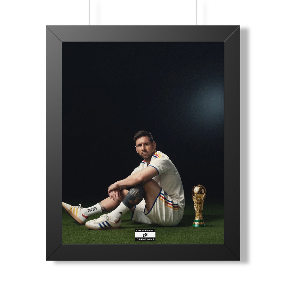 Messi x World Cup Framed Poster — Framed GOAT Wall Art