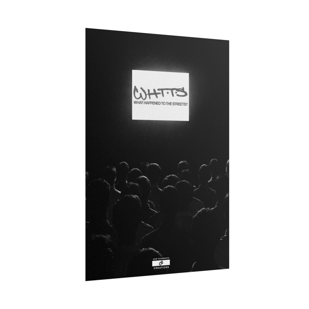 Street Crowd Poster | Underground Hip-Hop Wall Art