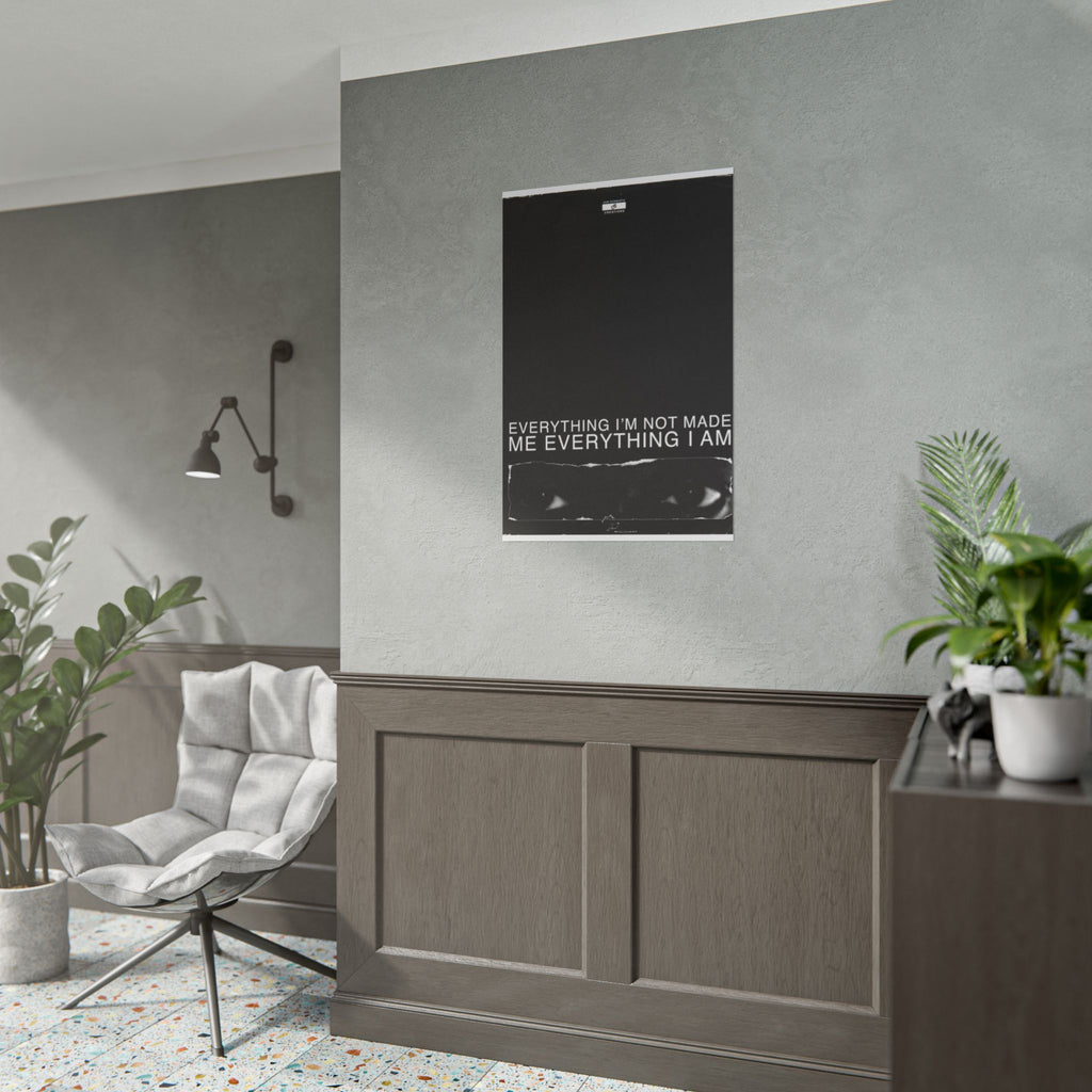 Everything I Am Poster | Minimalist Kanye West Hip-Hop Wall Art