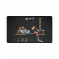 Still Undisputed Desk Mat — Retro Athletic Lounge Gaming/Work Mouse Pad