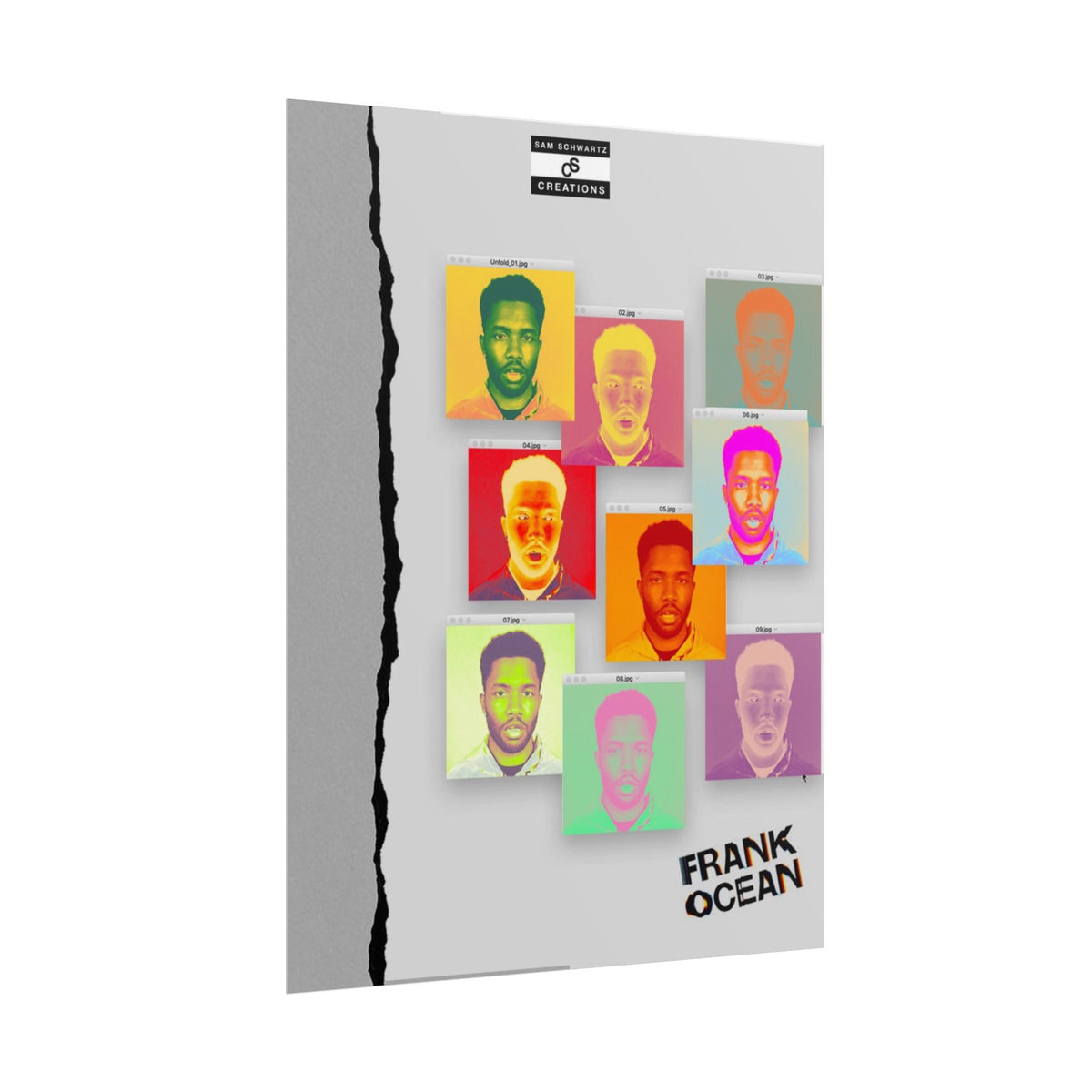 Color Study Poster | Frank Ocean Pop Art Wall Art