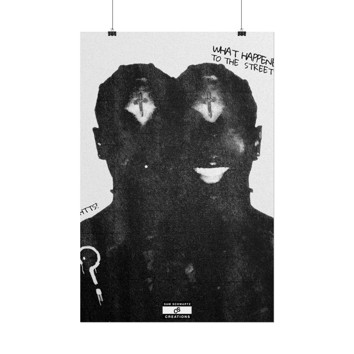 What Happened to the Streets Poster | Hip-Hop Wall Art