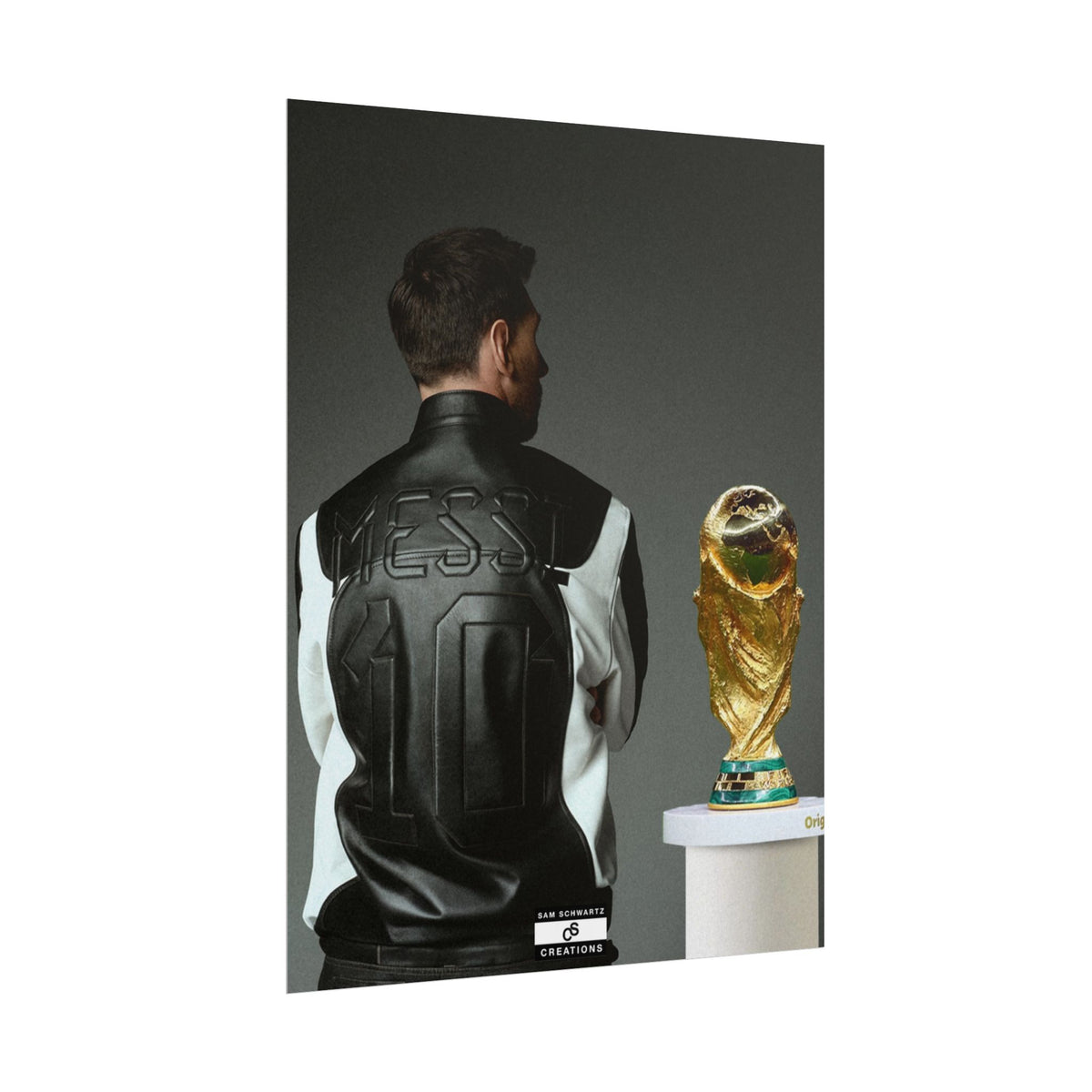 Legacy in Sight Poster | Lionel Messi World Cup Wall Art