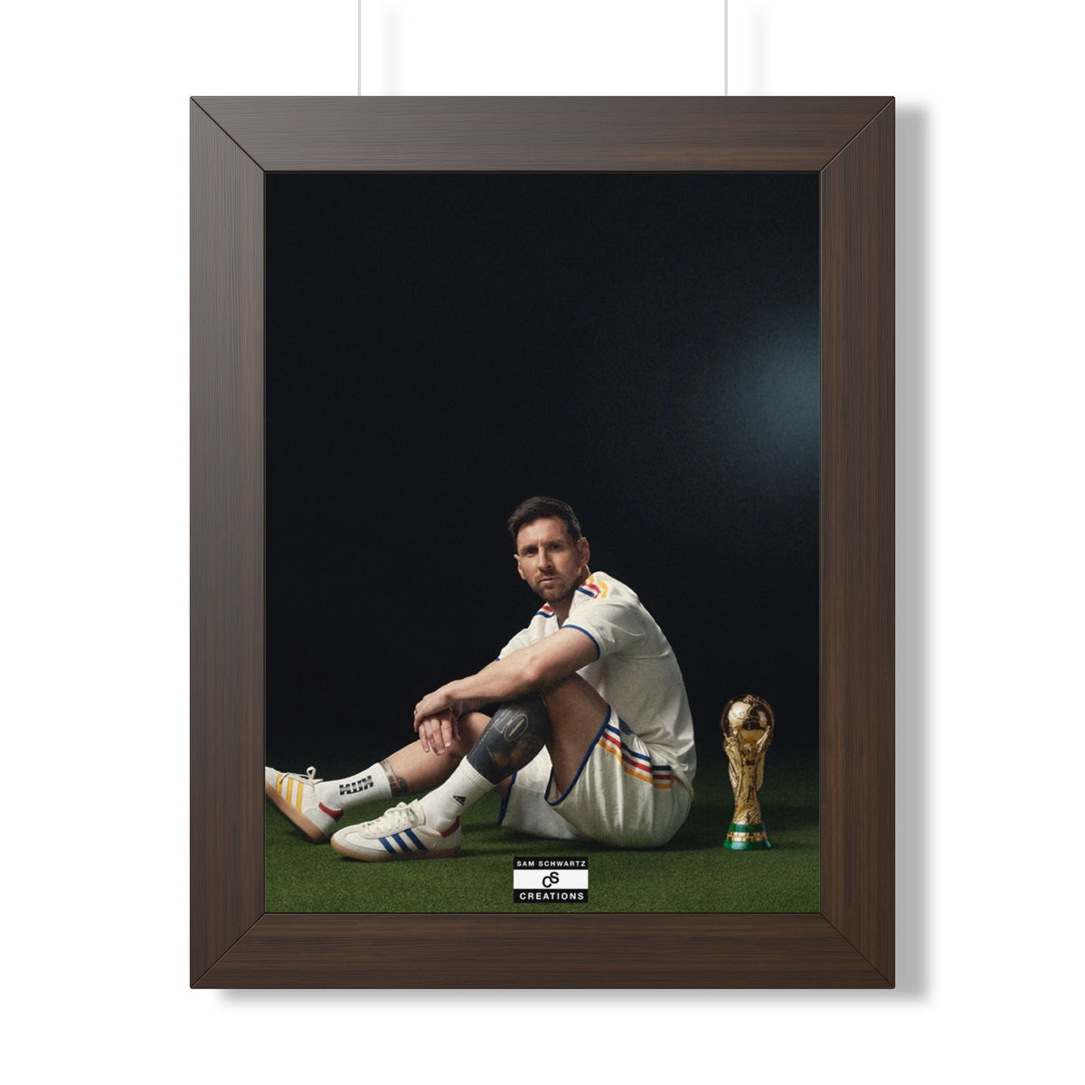 Messi x World Cup Framed Poster — Framed GOAT Wall Art