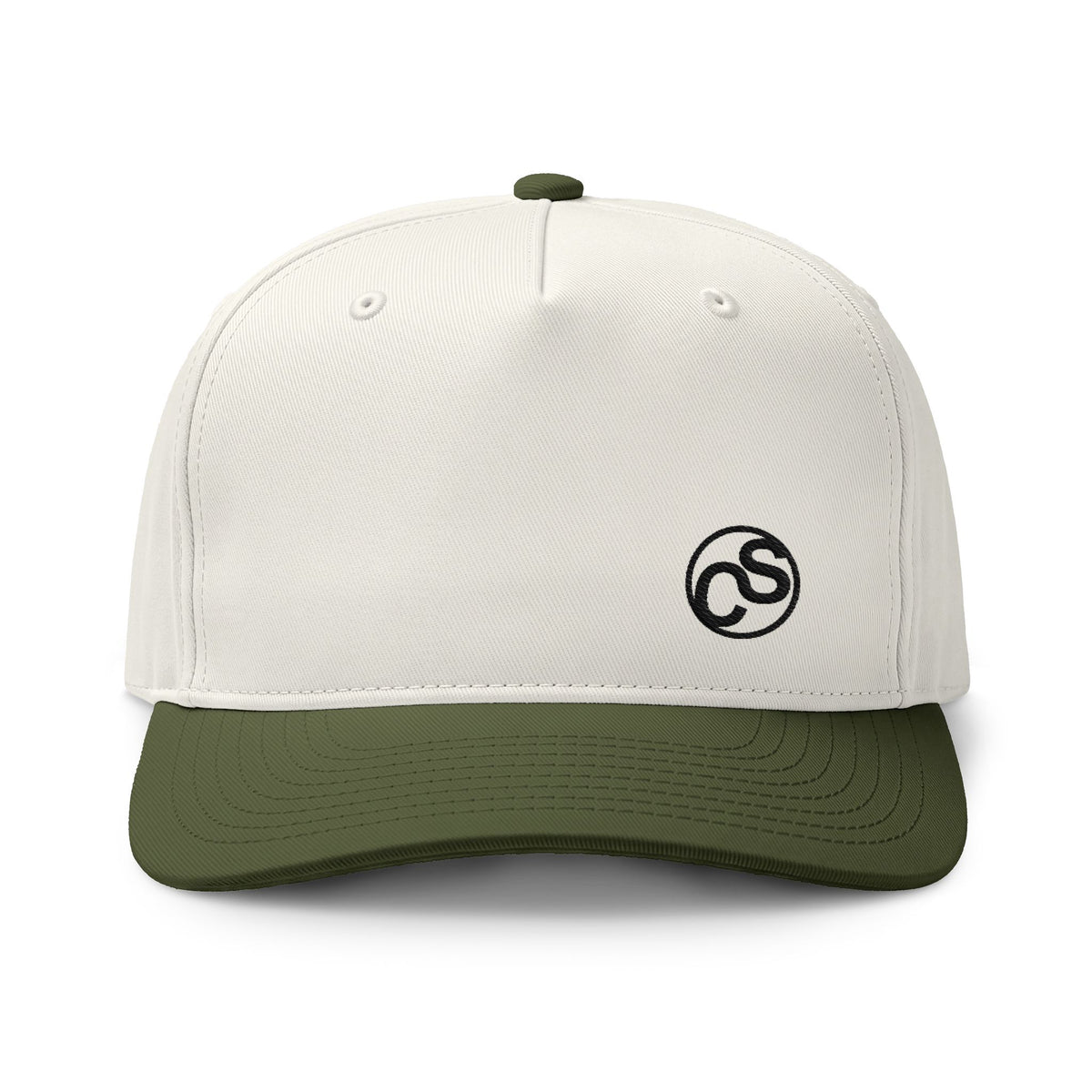 Two-Tone Sam Schwartz Creations Cap — Minimal Embroidered Logo Baseball Hat